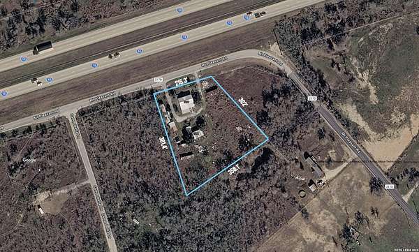 2.18 Acres of Land with Home for Sale in Kingsbury, Texas