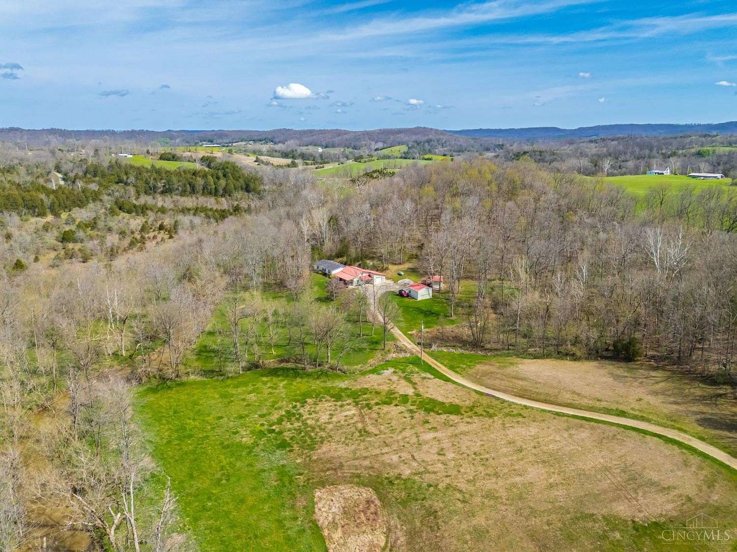 27.4 Acres of Land with Home for Sale in Peebles, Ohio