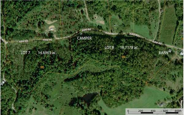 33.4 Acres of Recreational & Residential Land for Sale in Booneville, Kentucky
