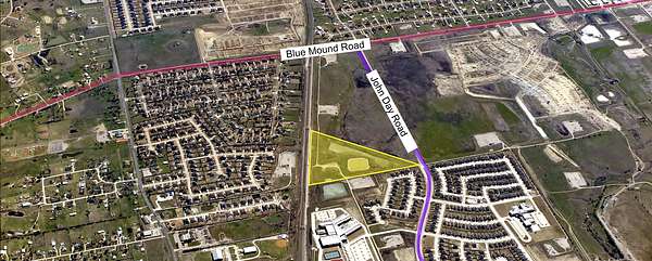 18.2 Acres of Land for Sale in Fort Worth, Texas