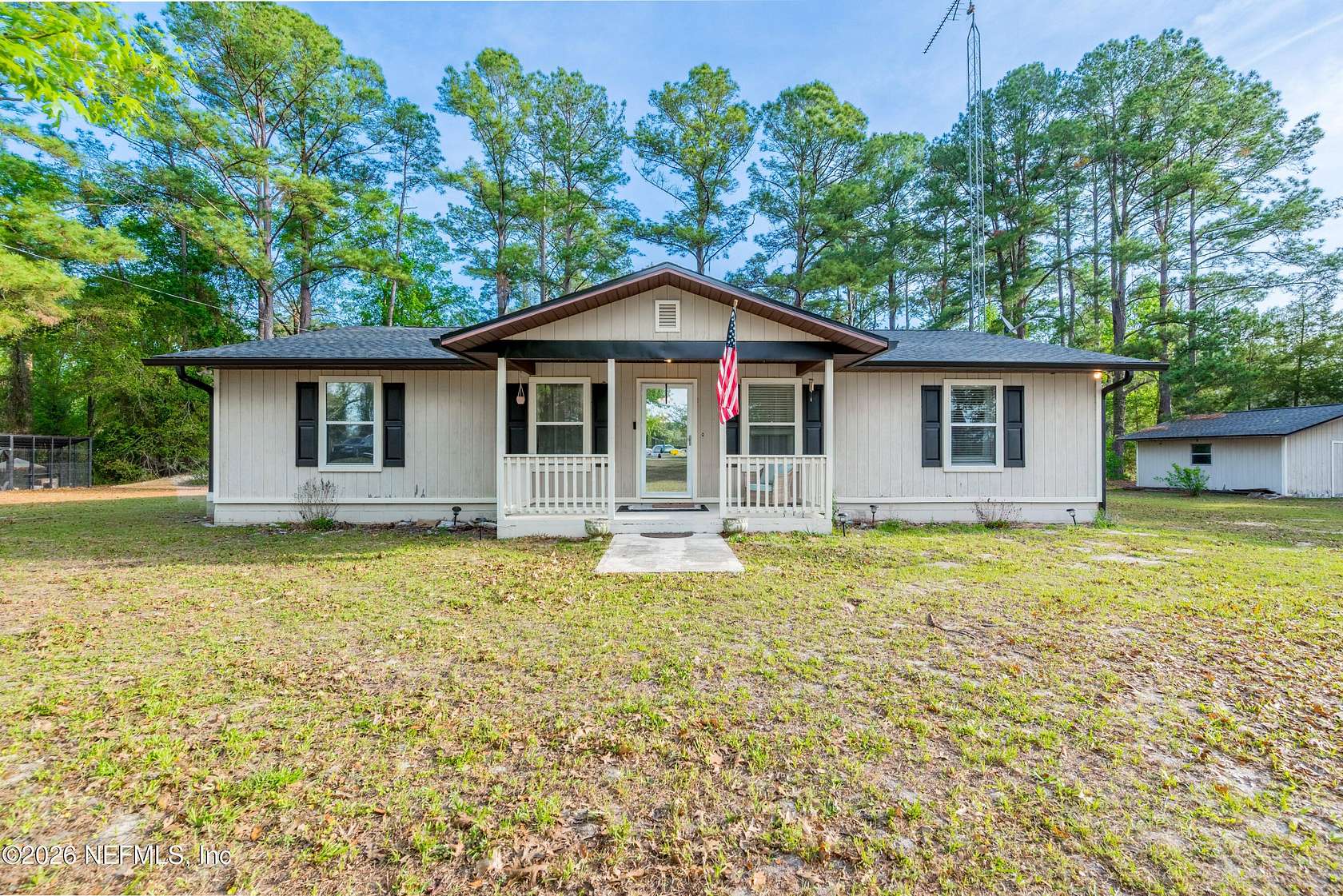 1.87 Acres of Land with Home for Sale in Lake Butler, Florida