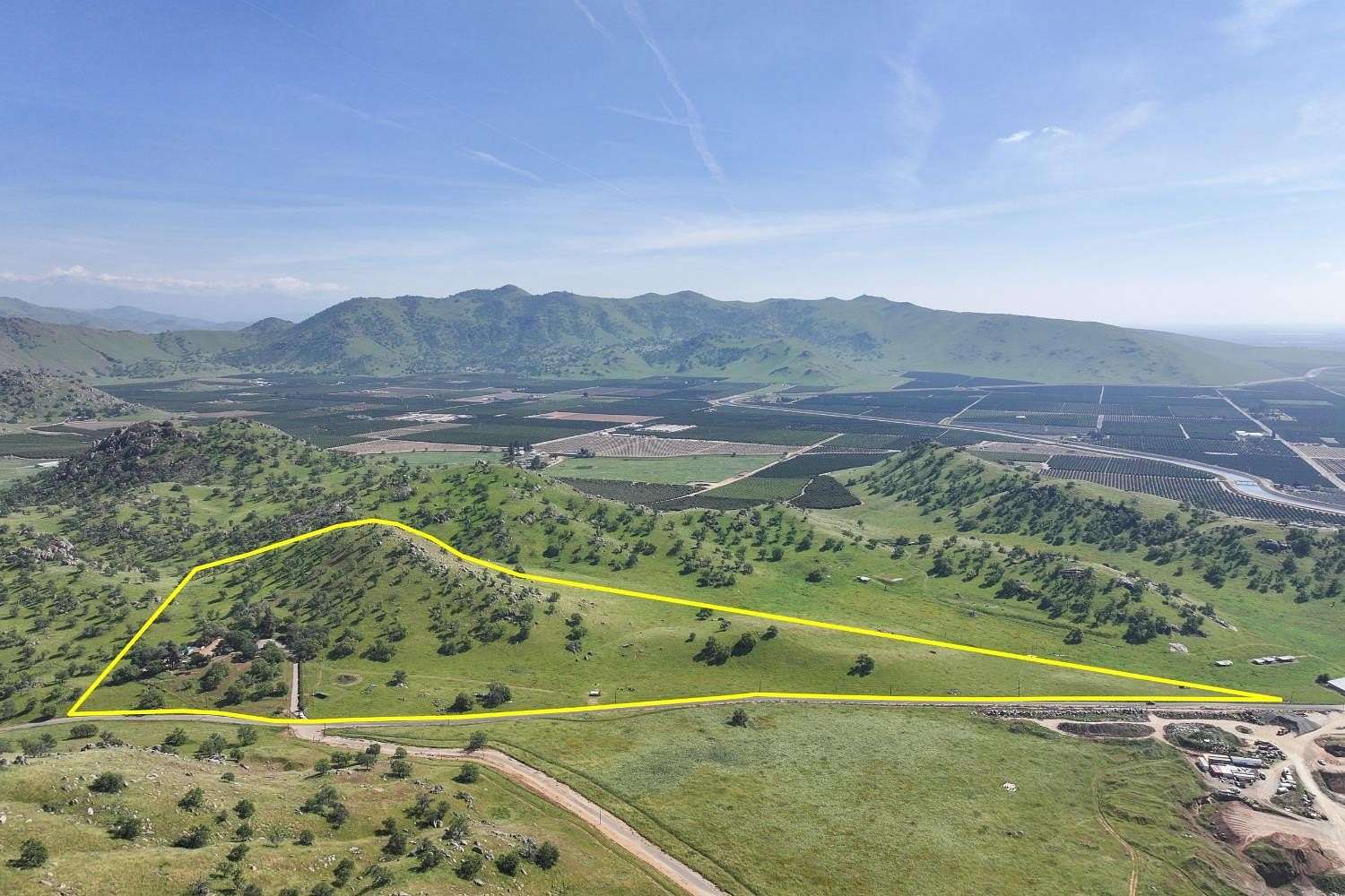 43.6 Acres of Land with Home for Sale in Orosi, California