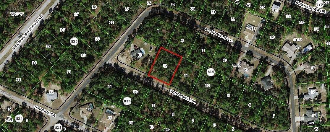0.54 Acres of Land for Sale in Citrus Springs, Florida