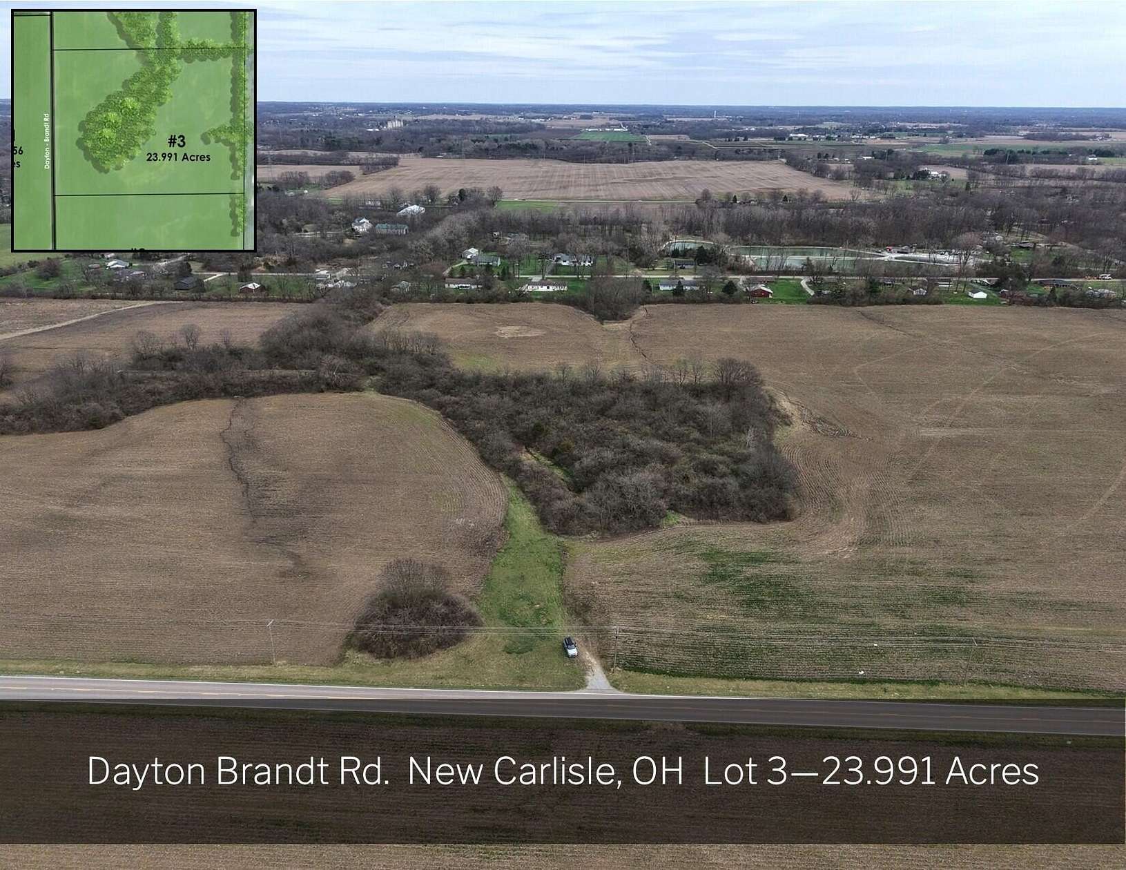 24 Acres of Recreational & Residential Land for Sale in New Carlisle, Ohio