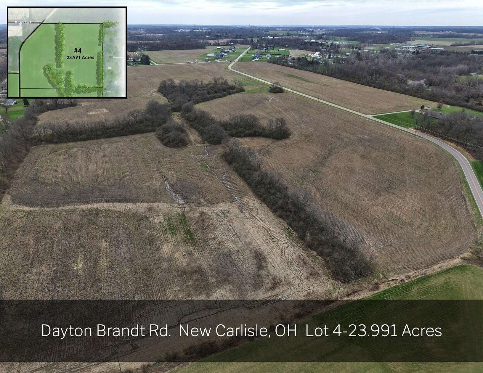 24 Acres of Land for Sale in New Carlisle, Ohio