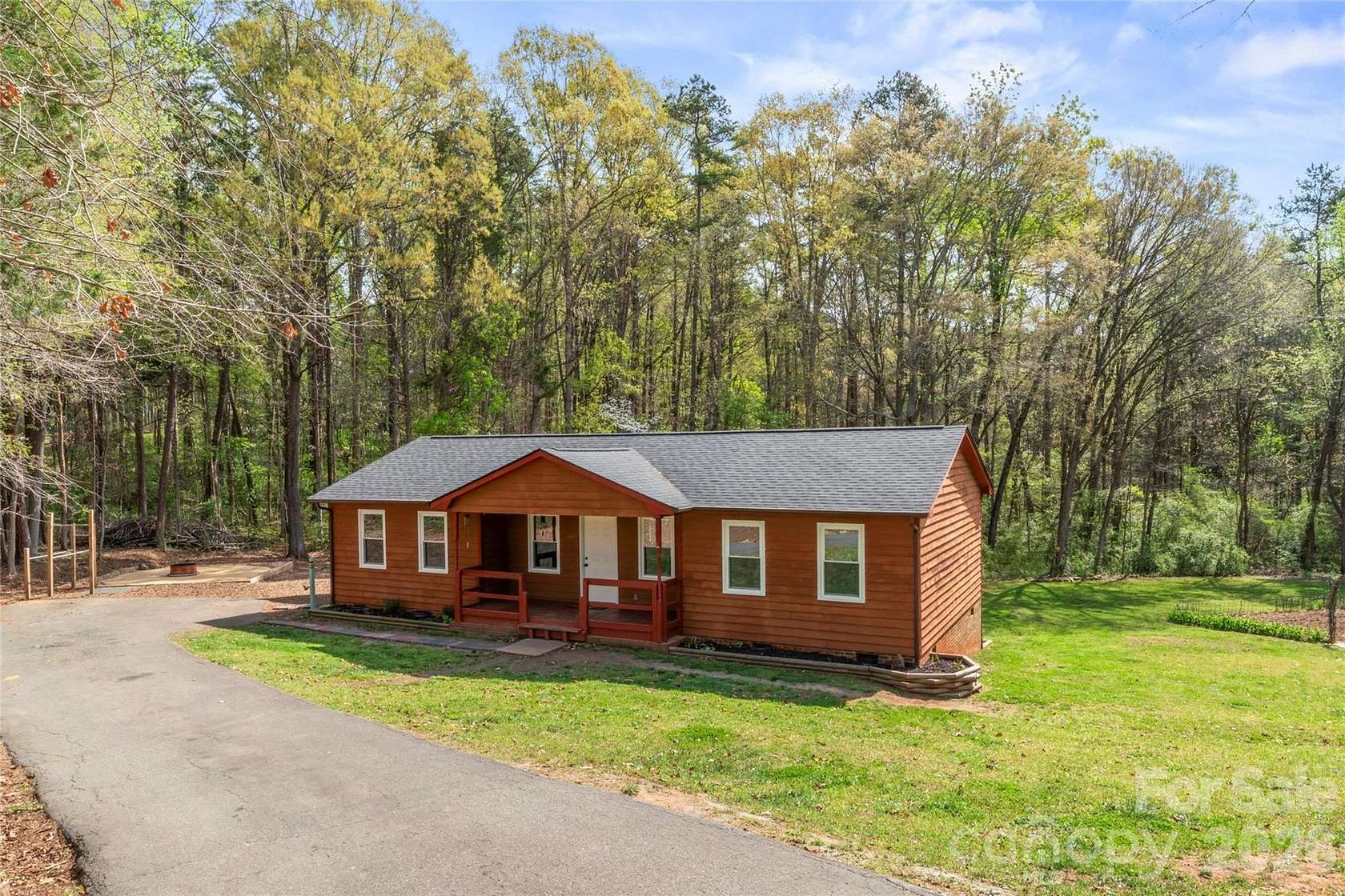 2.1 Acres of Land with Home for Sale in Concord, North Carolina