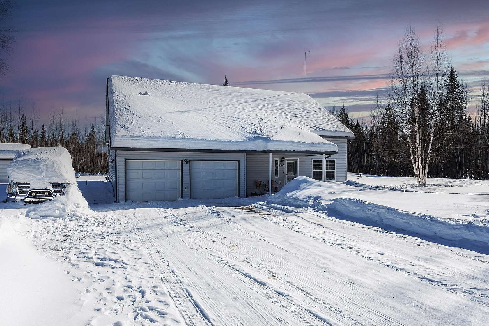 1.9 Acres of Land with Home for Sale in North Pole, Alaska