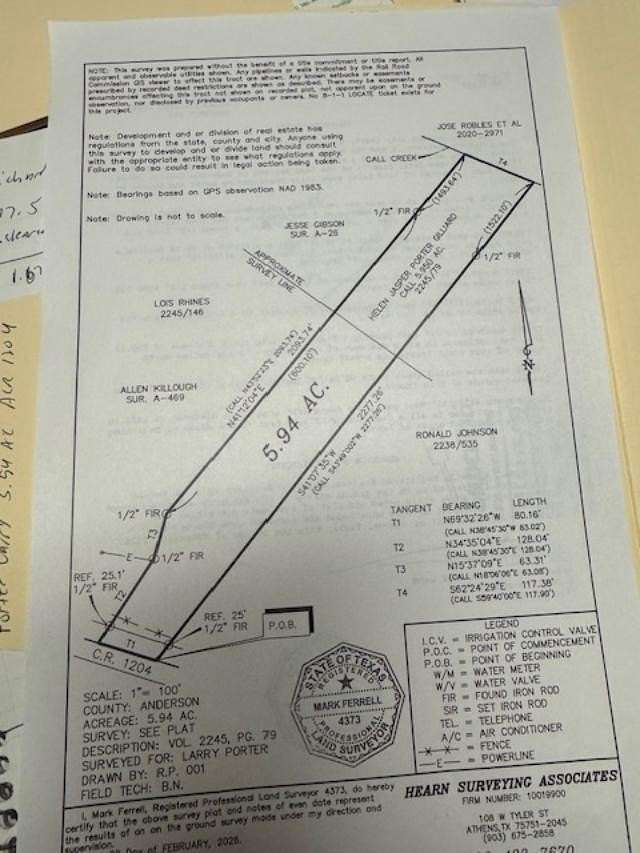 6 Acres of Recreational Land for Sale in Elkhart, Texas