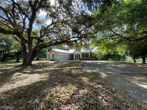 5.13 Acres of Land with Home for Sale in Alva, Florida