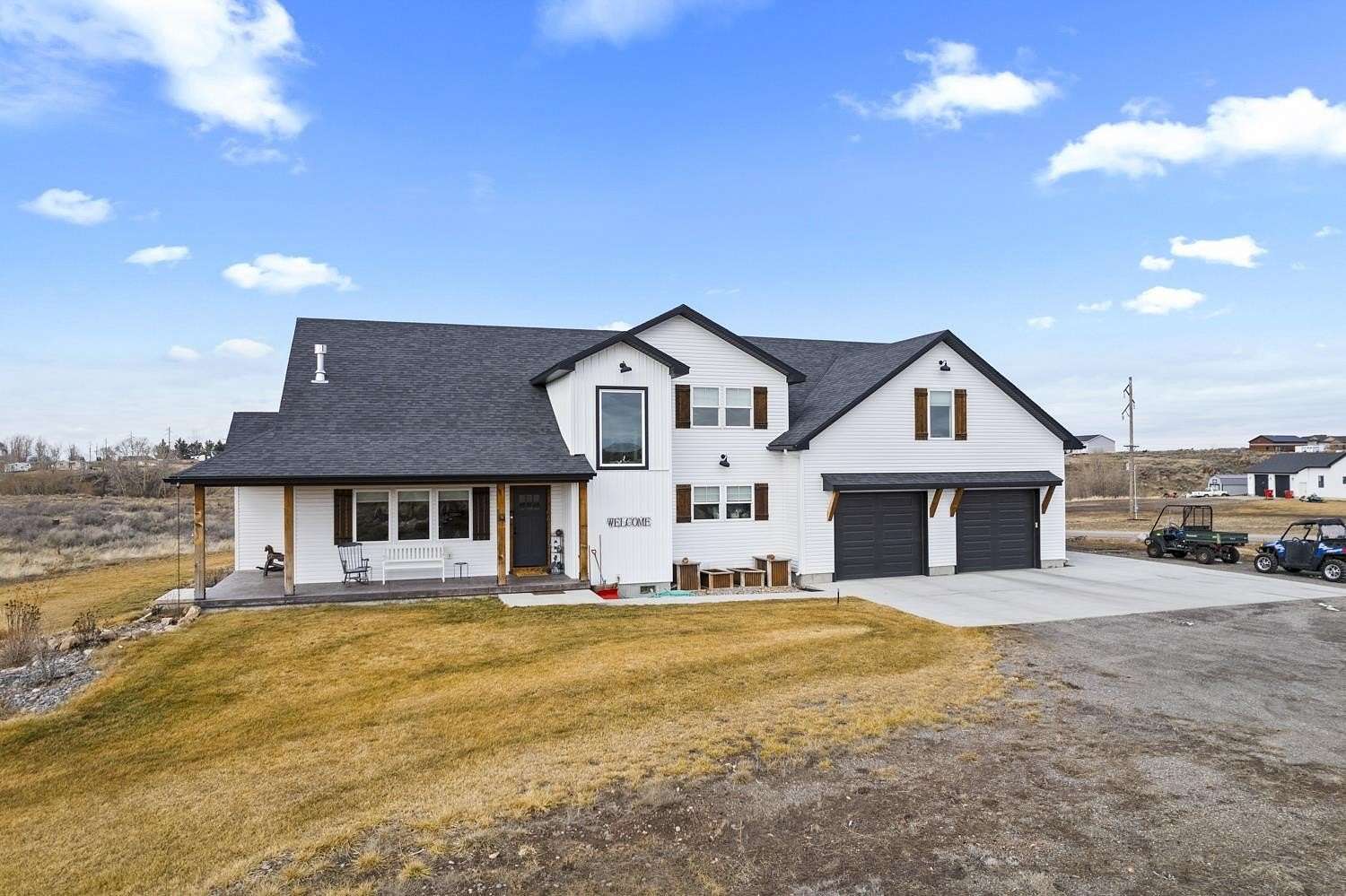 9.57 Acres of Land with Home for Sale in St. Anthony, Idaho