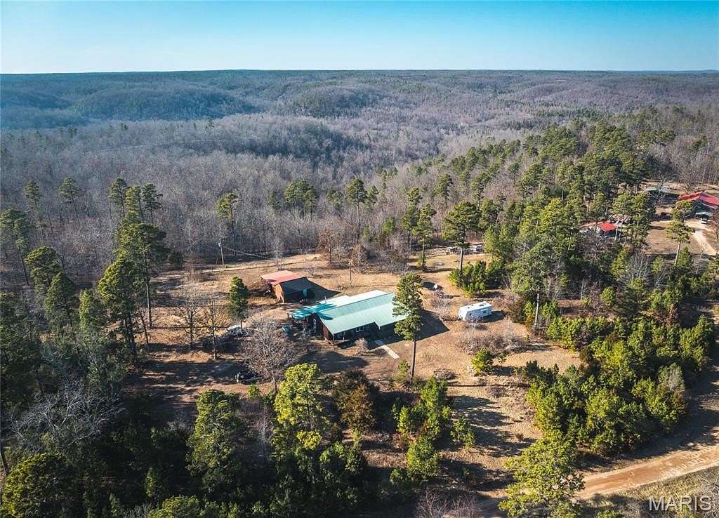 20 Acres of Recreational Land with Home for Sale in Hartshorn, Missouri