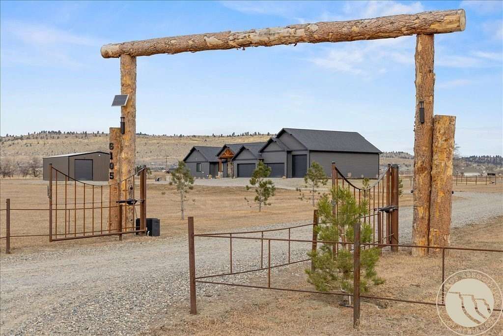 9.35 Acres of Land with Home for Sale in Billings, Montana