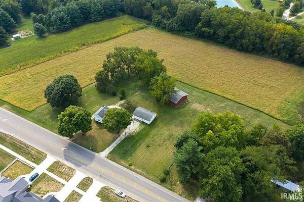 1.88 Acres of Land with Home for Sale in Huntertown, Indiana