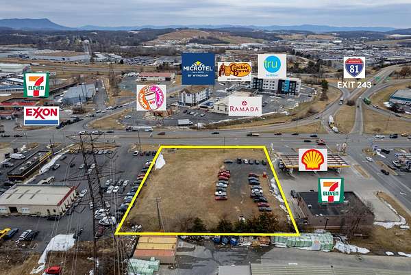 0.91 Acres of Commercial Land for Lease in Harrisonburg, Virginia