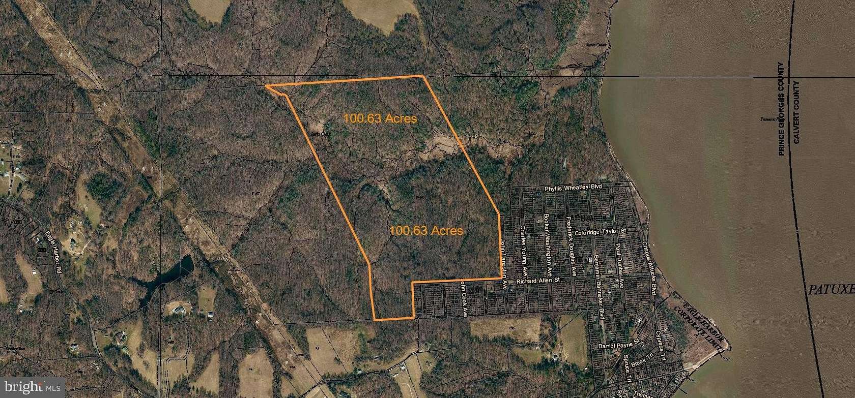 101 Acres of Recreational & Residential Land for Sale in Aquasco, Maryland