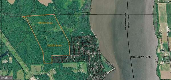101 Acres of Recreational & Residential Land for Sale in Aquasco, Maryland