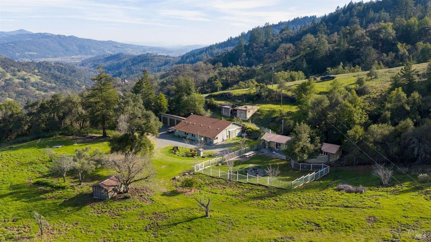 1,900 Acres of Land with Home for Sale in Cloverdale, California