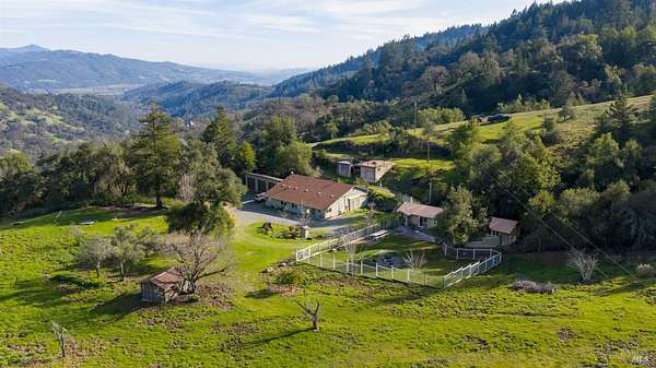 1,900 Acres of Land with Home for Sale in Cloverdale, California