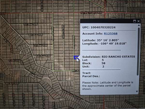 1 Acre of Land for Sale in Rio Rancho, New Mexico