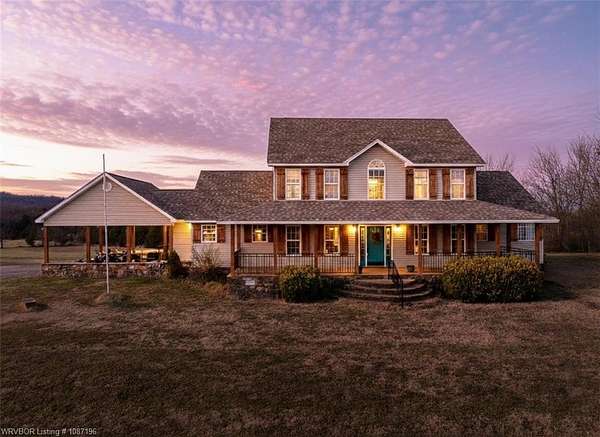 20 Acres of Land with Home for Sale in Branch, Arkansas