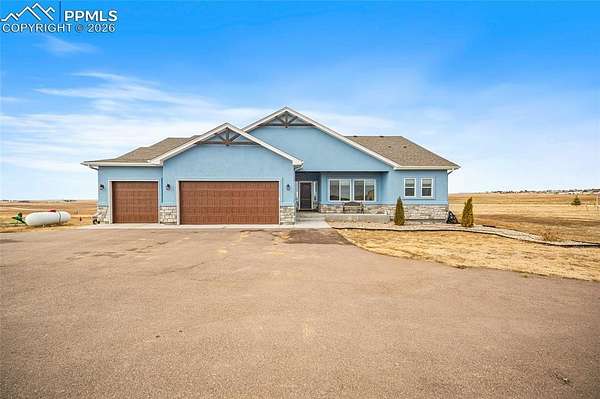 36 Acres of Recreational Land with Home for Sale in Peyton, Colorado