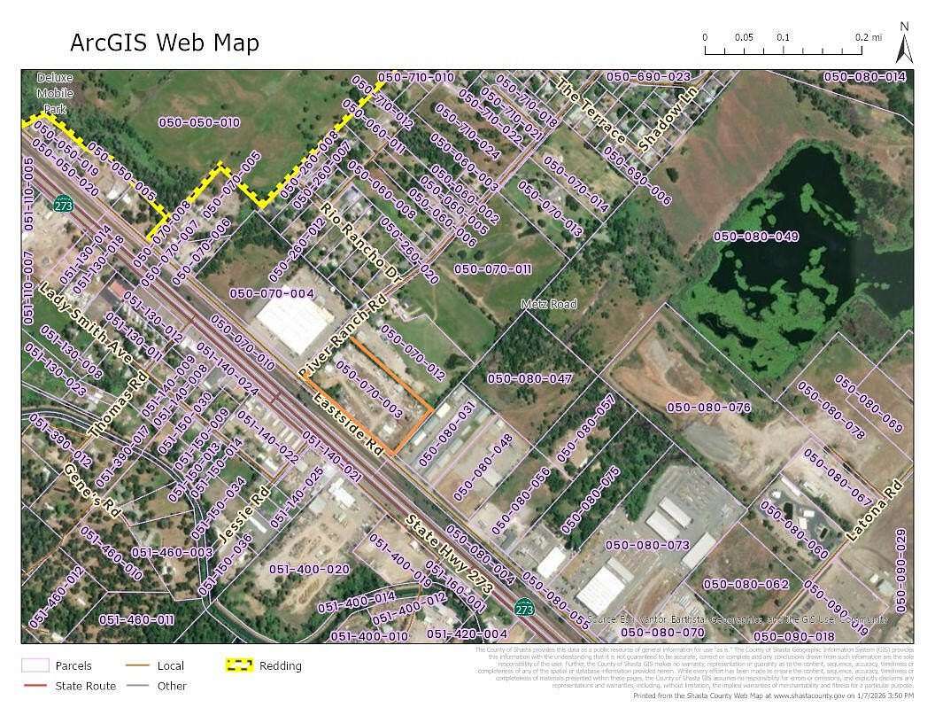 7.29 Acres of Improved Commercial Land for Sale in Anderson, California
