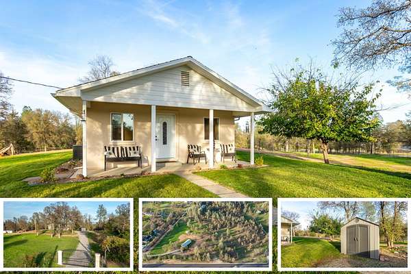 6.38 Acres of Land with Home for Sale in Redding, California