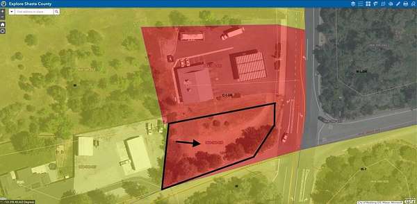 0.55 Acres of Commercial Land for Sale in Redding, California