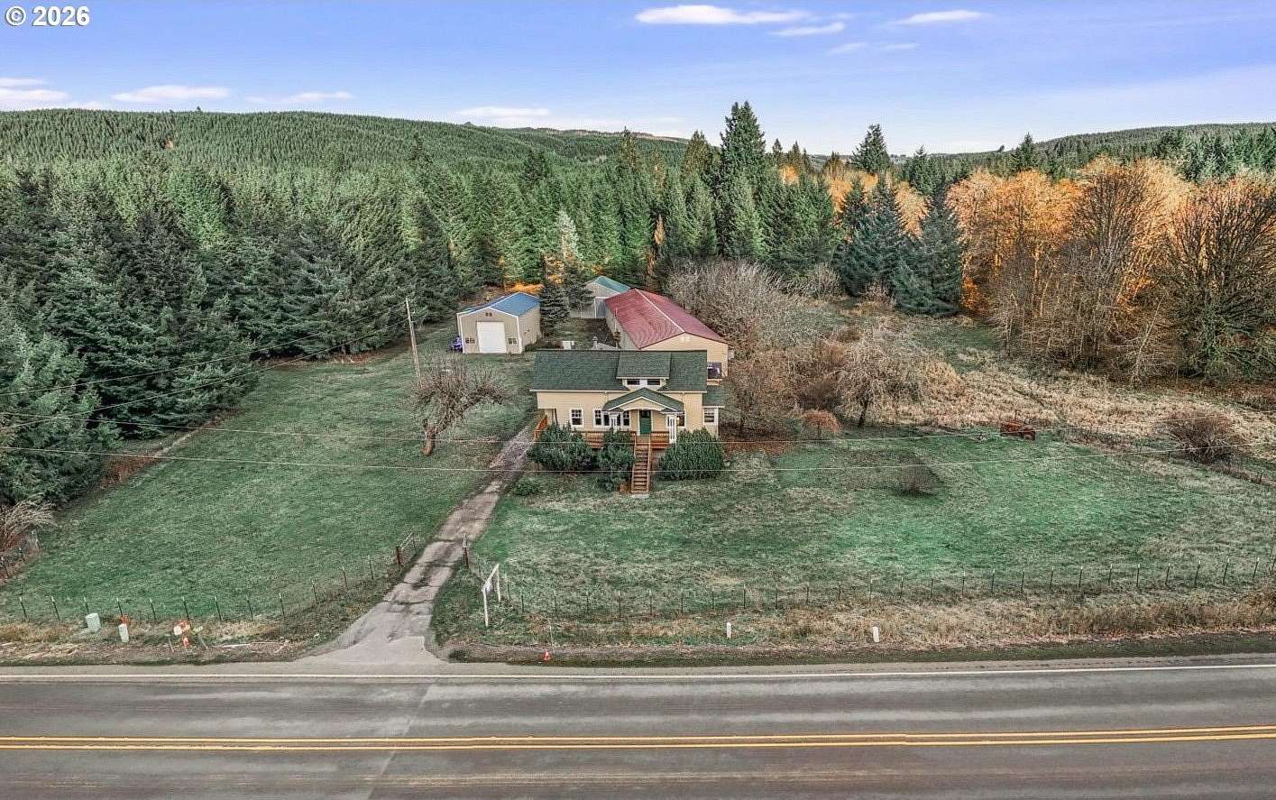 3 Acres of Land with Home for Sale in Vernonia, Oregon