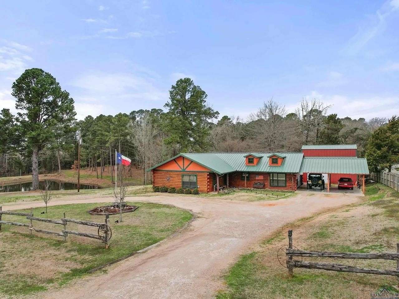 5.15 Acres of Land with Home for Sale in Gilmer, Texas