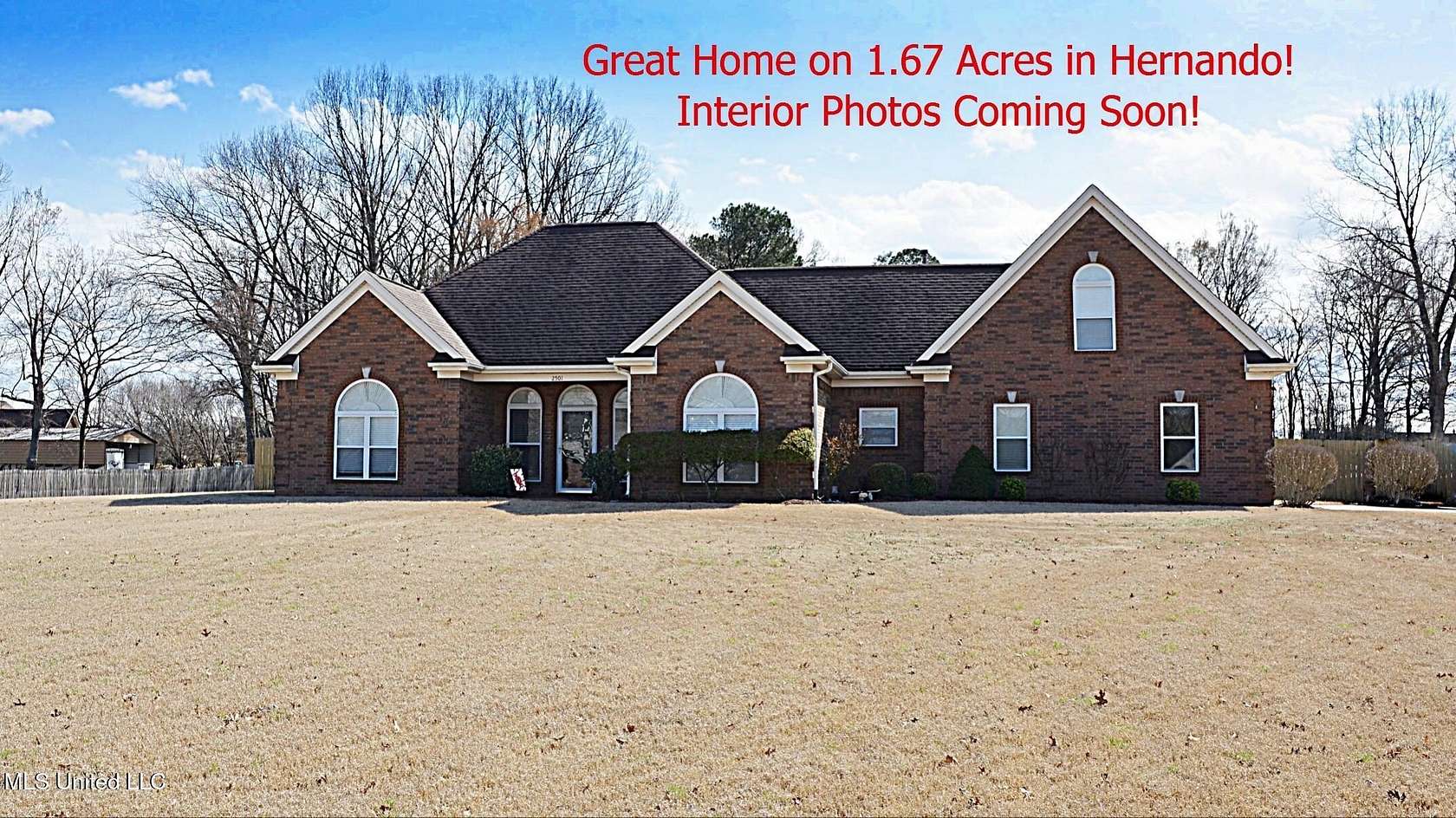 1.67 Acres of Land with Home for Sale in Hernando, Mississippi