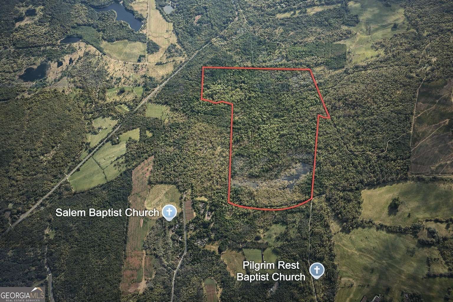 84.3 Acres of Recreational & Residential Land for Sale in Woodbury, Georgia