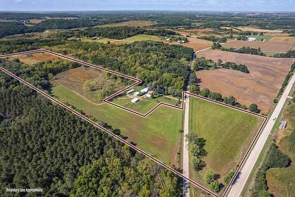 35.4 Acres of Agricultural & Residential Land for Sale in Portage, Wisconsin