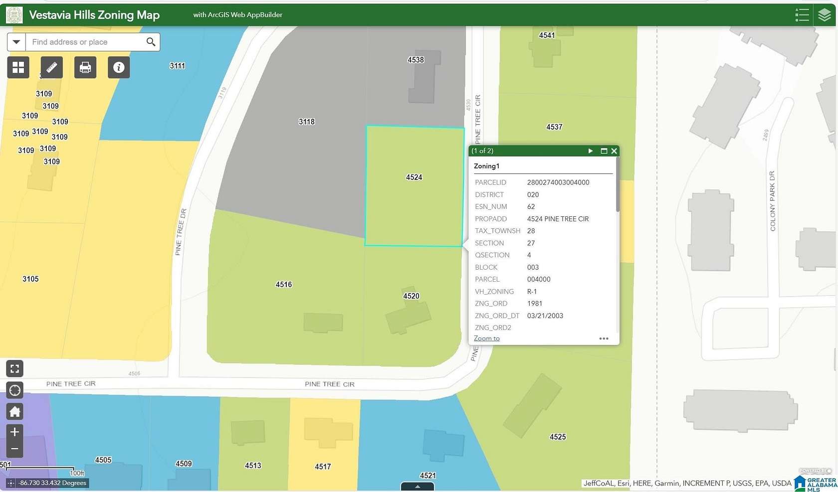 0.58 Acres of Commercial Land for Sale in Vestavia Hills, Alabama