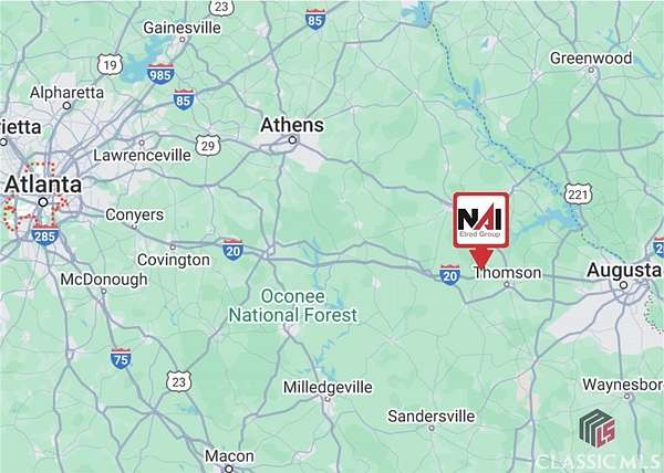 115 Acres of Land for Sale in Thomson, Georgia