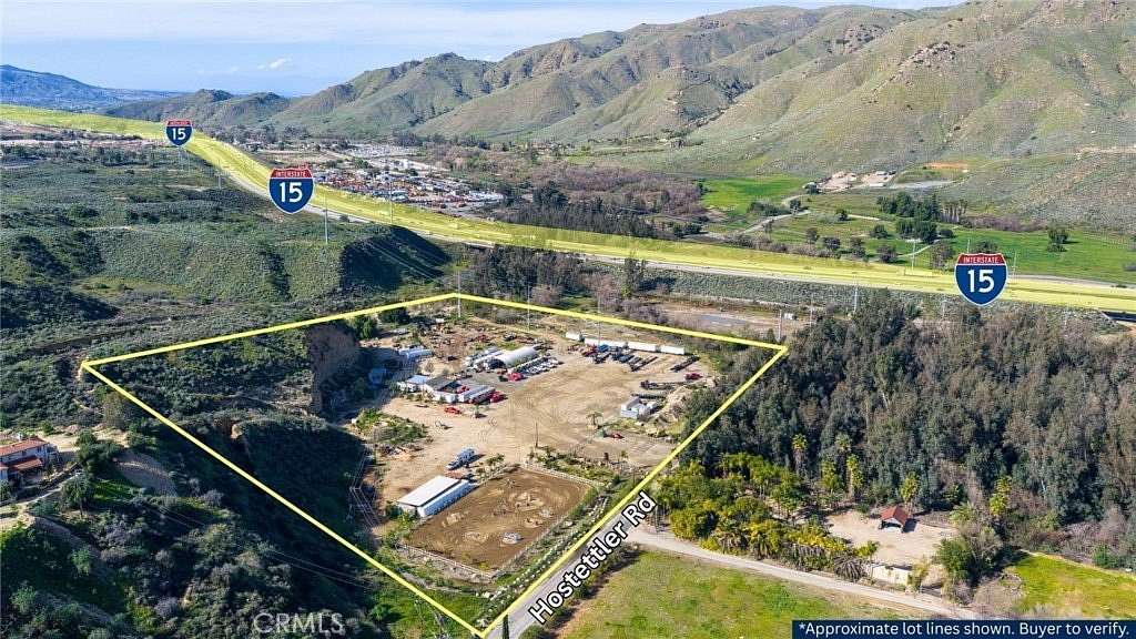 12.2 Acres of Land for Sale in Corona, California