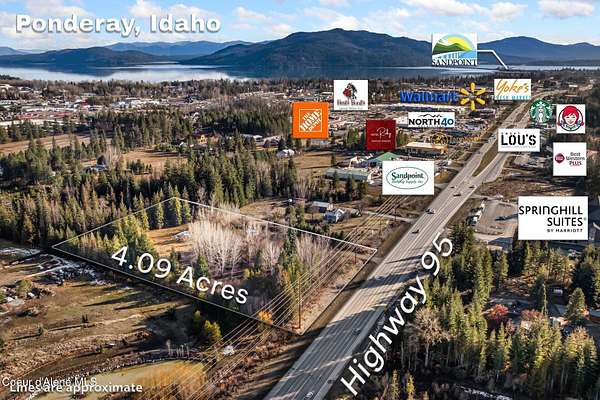 4 Acres of Mixed-Use Land for Sale in Ponderay, Idaho