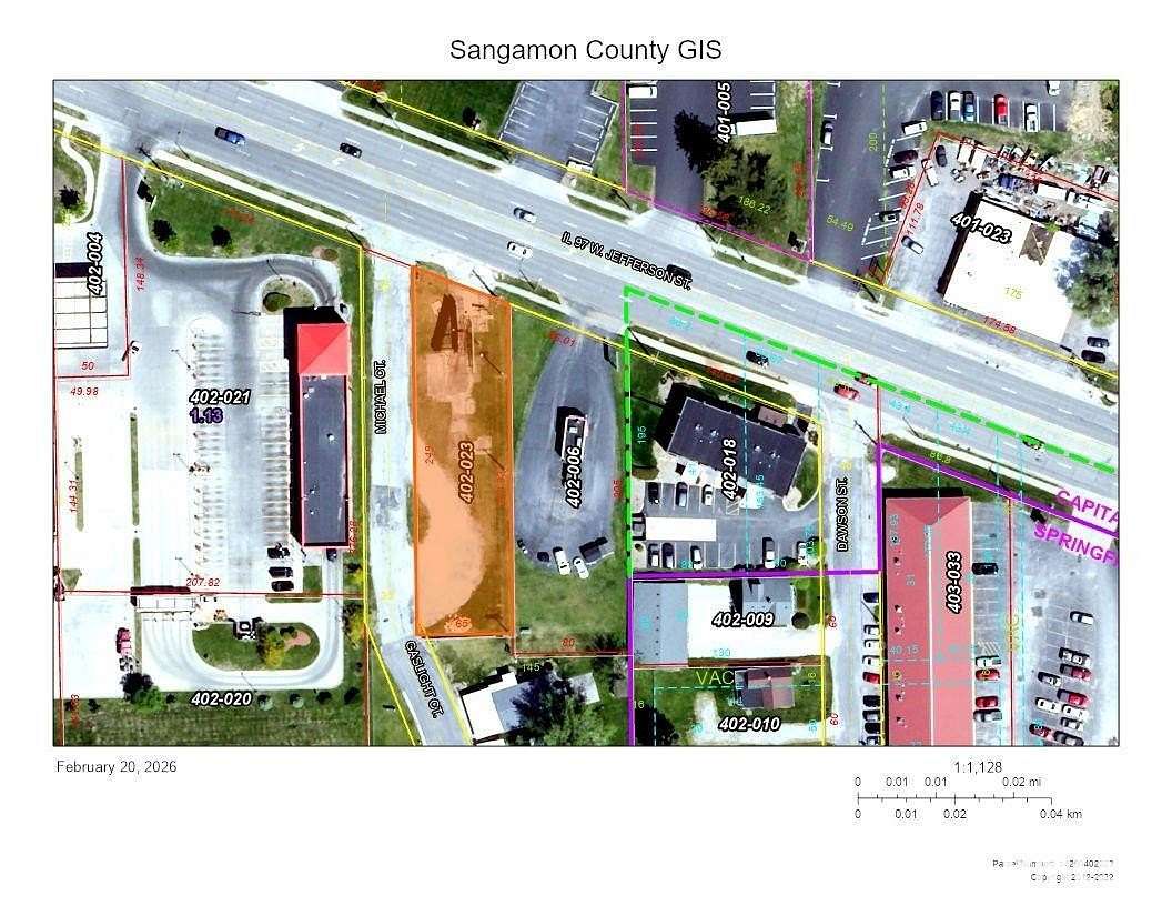 0.35 Acres of Commercial Land for Sale in Springfield, Illinois