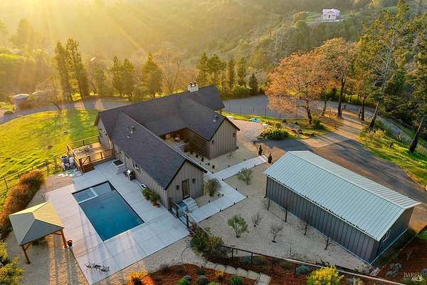 2.1 Acres of Land with Home for Sale in Santa Rosa, California