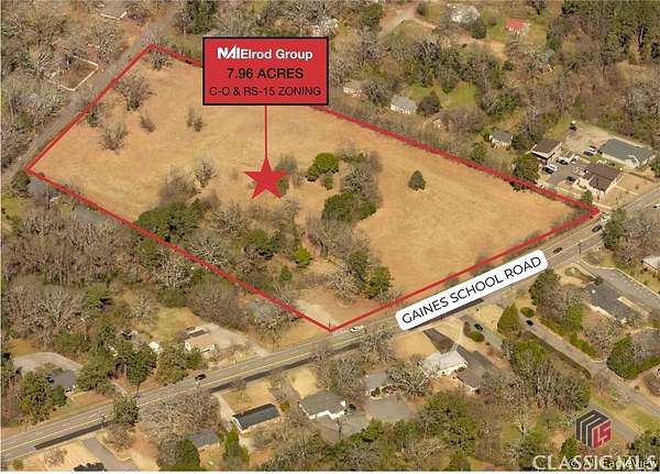 8 Acres of Mixed-Use Land for Sale in Athens, Georgia