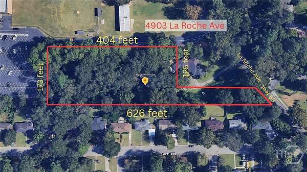 2 Acres of Land with Home for Sale in Savannah, Georgia