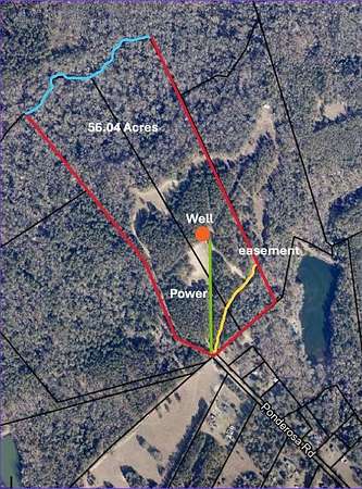 56 Acres of Recreational & Residential Land for Sale in Waynesboro, Georgia