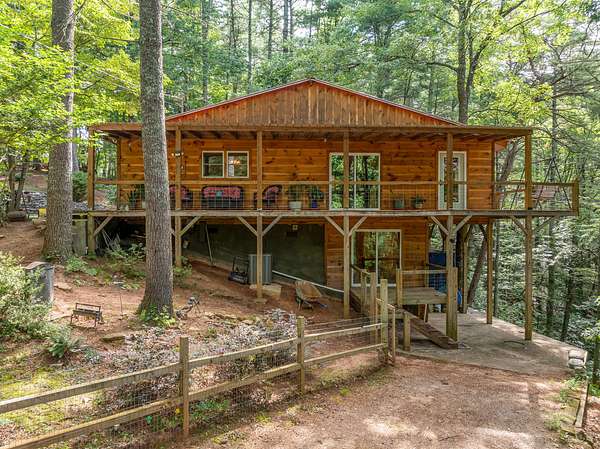 7 Acres of Land with Home for Sale in Ellijay, Georgia