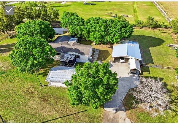 4.4 Acres of Land with Home for Sale in Felda, Florida