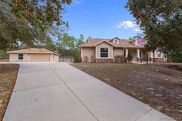 2.75 Acres of Land with Home for Sale in Beverly Hills, Florida