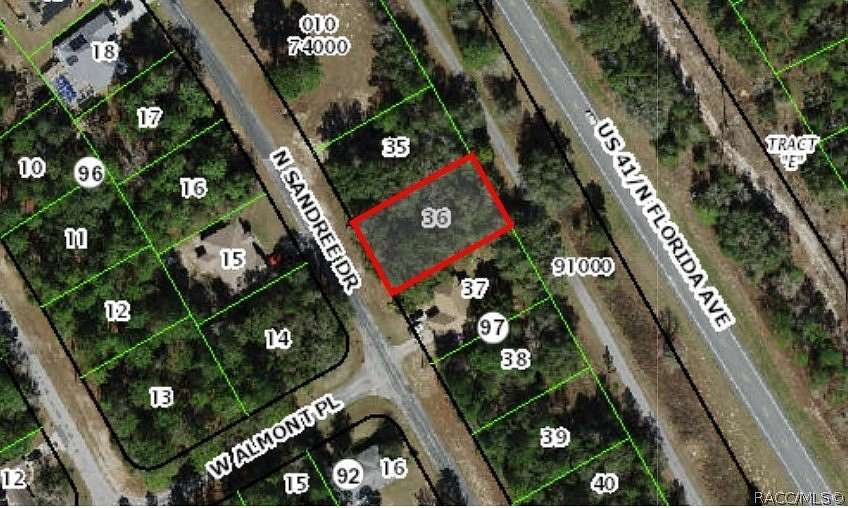 0.25 Acres of Residential Land for Sale in Citrus Springs, Florida
