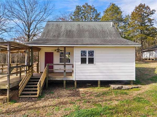 20.9 Acres of Land with Home for Sale in Rudy, Arkansas