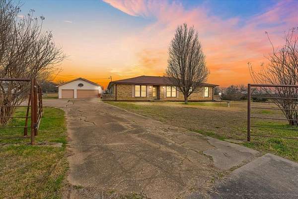 7.75 Acres of Land with Home for Sale in Celeste, Texas