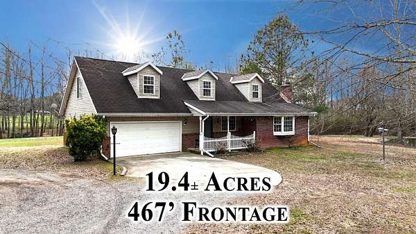 19.4 Acres of Recreational Land with Home for Sale in Hanceville, Alabama