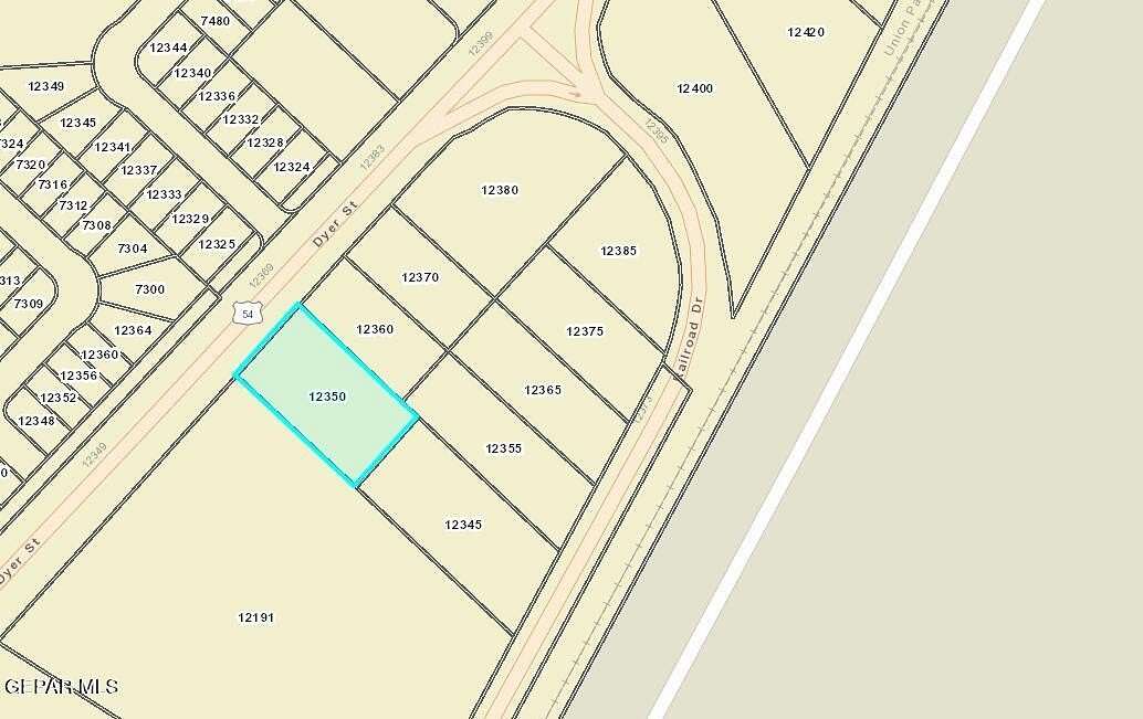 0.86 Acres of Commercial Land for Sale in El Paso, Texas
